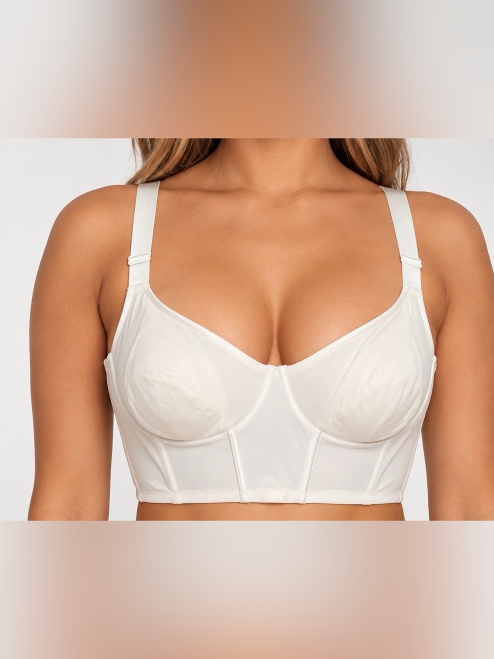 SKIMS Logo Shine Demi Corset Bra Marble 44C NWT Limited Edition Rare